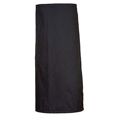 Portwest Waist Apron with Pocket, Size: One Size, Colour: Black, S794BKR