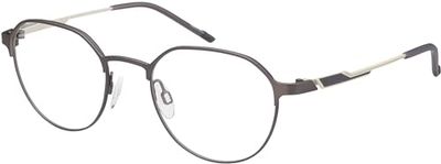 CHARMANT 334 bril, grijs/grijs, 51 voor heren, Gray/Grau