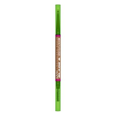 NYX Professional Makeup Eyebrow Pencil, Nano-Precision Brows, Smudge-Proof Formula, Up to 16H Wear, Blade & Shade, Ash Blonde, 1 count