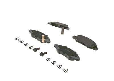 Bosch BP299 - Pastiglie Freni Auto, dianteiro - qualidade Bosch - redução de ruído e pó - certificação ECE-R90 - sem cobre, 1 conjunto de 4 comprimidos - com acessórios
