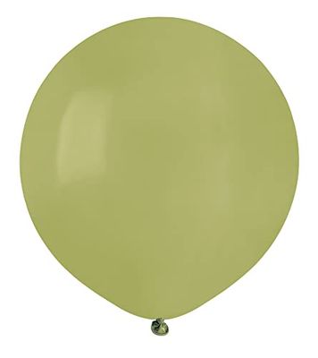 Sobres 25 globos de látex natural Premium Quality G150 (Ø 48 cm/19"), verde oliva