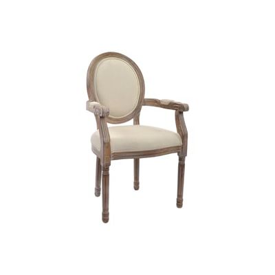 Silla Madera Polyester 56 x 48 x 96 cm natuur
