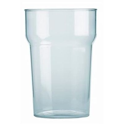 Stalwart CC564 Polycarbonate Nonic Stacking Pint Glass
