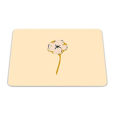 Bonamaison, Tappetino per mouse rettangolare, con stampa digitale, antiscivolo, per ufficio e casa, dimensioni: 22 x 18 cm