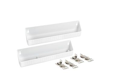 Rev-A-Shelf 14 in White Polymer Tip-out Accessory Trays Bandejas para Accesorios de polímero Blanco de 35,5 cm, 35,66 cm