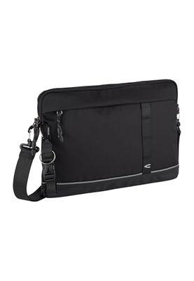 camel active Funda para portátil con Compartimento para portátil Connect Laptop Sleeve Black Negro