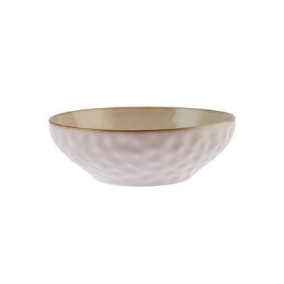 KARACA Aria Reactive Serving Bowl, 27 cm, Beige Bowls, Organic Design, Kitchen, Dining Room & Outdoor, Colours and Patterns, Elegant and Unique Design