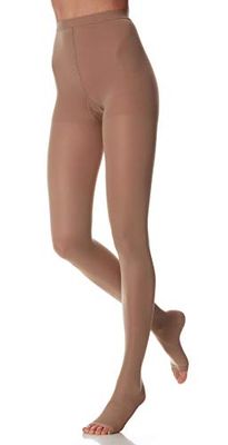 Scudotex Panty Microfibre K2 Punta Abierta Color Beige Talla 6-1 unidad