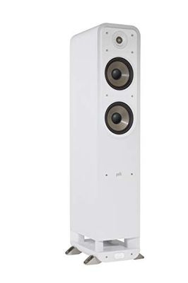 Polk Audio Signature S50E Altifalantes HiFi para música e cinema em casa, altifalante passivo de gama completa, 20-150 W, 8 ohm, alta resolução, 42 Hz - 40 kHz (unidade)