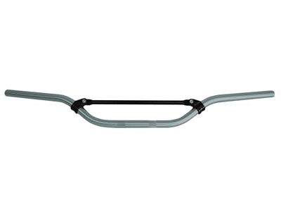 Guidon Accossato en aluminium anodisé Titane avec Traverse pour Ktm EXC/EGS de 2001 (CC 125) Hauteur élevée