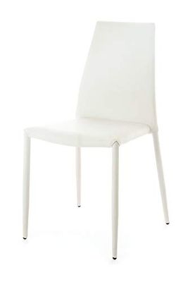 Wink design - Lincoln - pièce de 4 chaises - simili-cuir - blanches