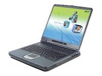 Acer Aspire 1501LCE - Athlon 64 3000+ - RAM 512 MB - HD 40 GB - CD-RW / DVD-ROM combo - Mdm - LAN EN, Fast EN, Gigabit EN - Win XP Home - 15" TFT