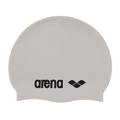Arena Classic Silicone Gorro de Natación Unisex, Gorro de Natación para Mujeres y Hombres, Gorro de Natación con Borde Reforzado, Gorro de Natación Suave y Resistente