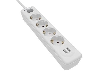 Philips Ciabatta Elettrica a 4 Pieghe - SPN3042WA/10-230V - Bianco