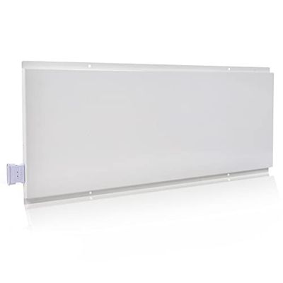 Etherma LAVA DESK Tafel-infraroodverwarming, energiebesparende en perfecte warmte op bureau, eenvoudige montage onder de tafel, duurzaam en duurzaam, 70 x 28 x 1,5 cm, wit