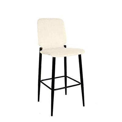 Tabouret DKD Home Decor Beige Métal Polyester (43,5 x 52 x 109 cm)