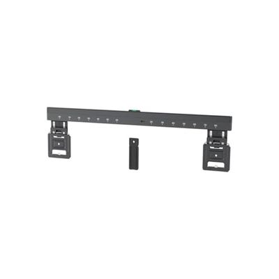 goobay TV-väggfäste för TV från 43 till 100 tum (109 – 254 cm), TV-hållare, max. 75 kg, ultratunn design med 9,5 mm väggavstånd, 70822