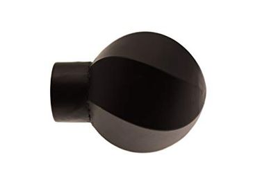 Fer Tendance | Ø20 | 1 Embout Ballon | Noir Satiné