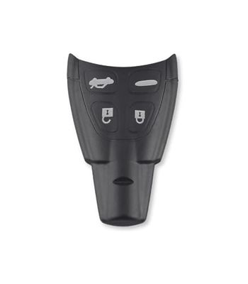 Smartechnology Coque clé télécommande 4 Touches Coque pour Saab 93 95 9.3 9.5 9-3 9-5 Remplacement Coque