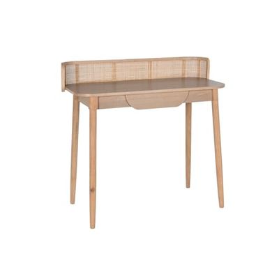 AlexandreHouse Bureau Paulownia Ratan 100 x 45 x 92 18,00 cm Naturel