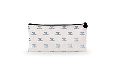 Bonamaison Digitally Printed Canvas Pencil Pouch with Zipper, Zipper Pencil Case for School, Canvas Pen Bag for Kids, Boys, Girls, 100% Cotton, Unisex, 1 Piece, 21x12 cm