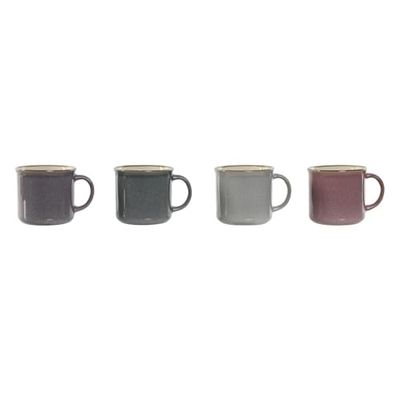 MUG GRES 10,4X8X7,6 240ML DORADO 4 SURT.