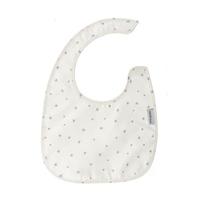 Cambrass - Vierkant slabbetje met pvc-folie en klittenbandsluiting - magie groen 20 x 26 x 1 cm