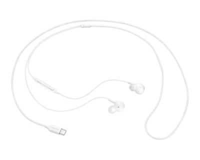 Samsung écouteurs Tuned by AKG Blanc – USB Type-C, Double Haut-parleurs, expérience sonore sans Distorsion, Design Confortable