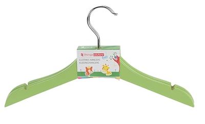 Self Import Agencies LOT DE 2 CINTRES POUR ENFANTS, BOIS 32X17CM - 5 ASS CLRS
