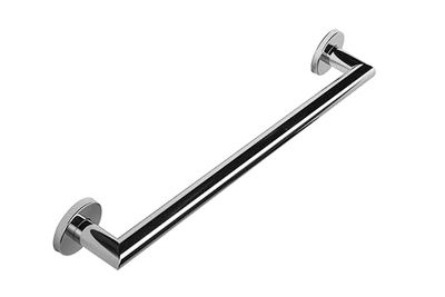Croydex moderna in acciaio INOX maniglione con raccordi da incasso, cromato, 60 cm