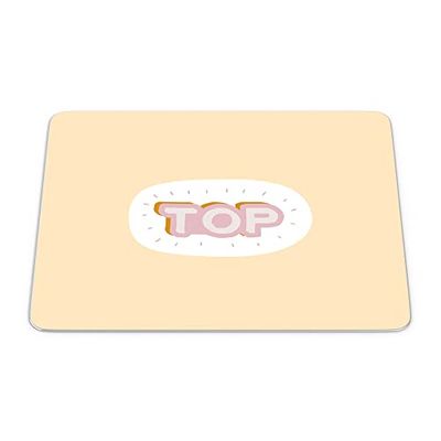 Bonamaison, Tapis de Souris Rectangle Imprimé Numériquement, Fond Antidérapant, pour Bureau et Maison, Taille: 22x18cm