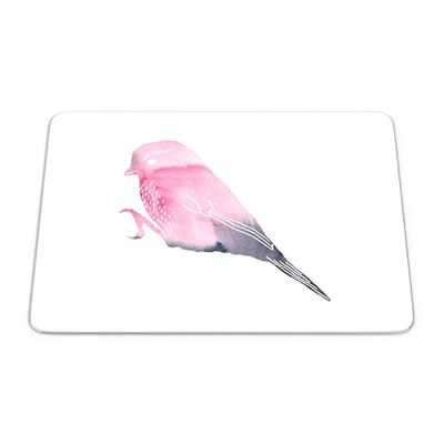 Bonamaison, Tappetino per mouse rettangolare con stampa digitale pop art, base antiscivolo, per ufficio e casa, dimensioni: 22 x 18 cm