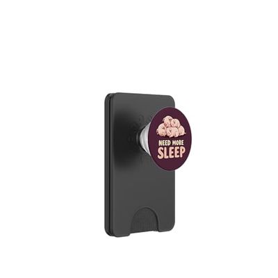 Necesita dormir más - Linda pila de lechones durmientes PopSockets PopWallet para MagSafe