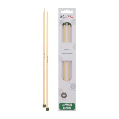 KnitPro K22338 - Ferri da Maglia per Giacca, in bambù, 30 cm x 3,75 mm, 2 Pezzi