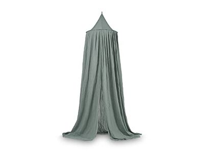 Jollein Myggnät vintage 245 cm askgrön sänghimmel för barn och babysäng