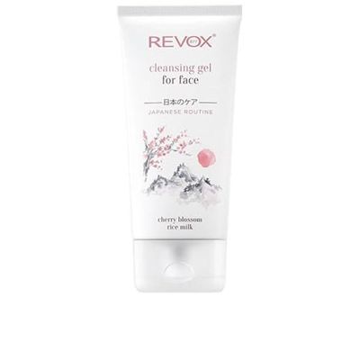 REVOX B77 - Gel Nettoyant Visage Japanese Routine, 150 ml, Gel Doux, Élimine Maquillage et Impuretés, Éclaircit et Revitalise Peau, Améliore Texture, Hydrate et Apaise pour un teint éclatant