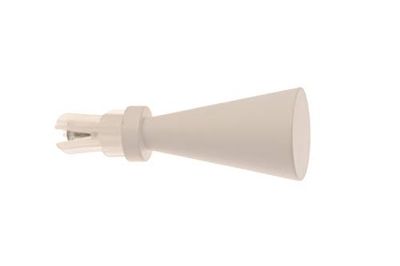Allure Metal | Ø20 | 1 Embout Cône | Blanc Mat