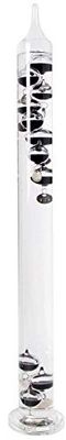 Esschert Design Galileo-thermometer, temperatuurmeter, glazen thermometer met ballen, maat L, ca. 7,6 cm x 7,6 cm x 56 cm