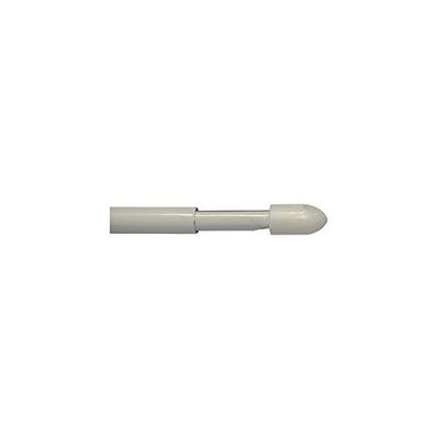 MOBOIS 2 tringles Rondes Extensibles 50/80cm 4 pitons Blanc