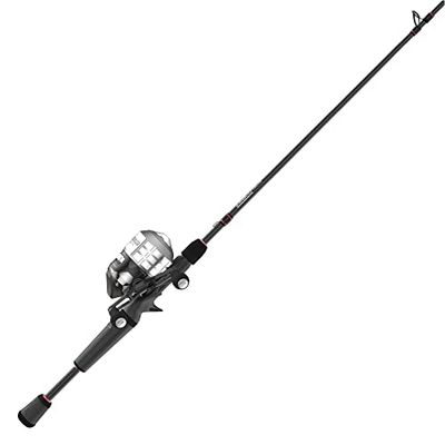 Zebco Delta Spincast Combo, 6 voet 2-delige visstok, maat 30 haspels, verwisselbaar rechts of links ophalen, voorgespoeld met 4,5 kg lijn, Cool Grey