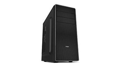 NOX XTREME PRODUCTS NXCBAYRX - Custodia per computer ATX e Micro ATX, USB 3.0, finitura in rete metallica frontale, spazio fino a 3 ventole, 4 dischi rigidi e grafica fino a 370 mm, nero