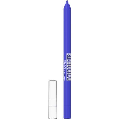 Maybelline New York Matita Occhi in Gel, Colore Intenso, Tenuta Fino a 36H, Formula No Transfer, Per Look Grafici e Definiti, Tattoo Liner Gel Pencil, Tonalità: Galactic Cobalt