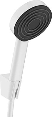 hansgrohe Pulsify S Set supporto doccia 105 1 tipo di getto con flessibile 125 cm, bianco opaco, 24301700
