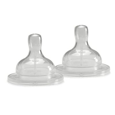 Neobaby Brede zuignap van silicone, lensstroom, 2 stuks, 0 maanden +