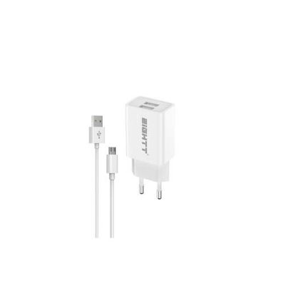 watiowave 5V 2.4A Micro USB Charger for Smartphone and Tablet, Ideal for Fast and Efficient Charging at Home or Travel.