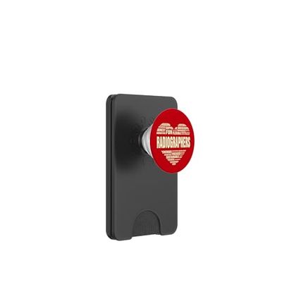 Amor Corazón Datos Radiógrafos Amante Radiografía Vida Trabajo PopSockets PopWallet para MagSafe