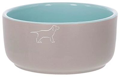 Kerbl Pet Gamelle en céramique Spirit Gris/Turquoise, 1500ml