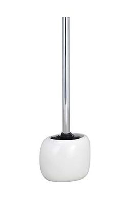 Wenko - 19498100 - Porte-Brosse - Pebble Stone - Blanc