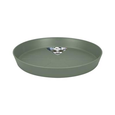 Elho Loft Urban Schotel Rond 21 - Schotel voor Buitenaccessoires - Ø 20.4 x H 2.9 cm - Pistachegroen