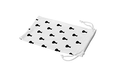Bonamaison Imprimé Numériquement Lunettes Étui avec Cordon de Serrage, 100% Coton, Sac Lunettes, Pochette à Lunettes, 1 Pièce, Taille: 11x19 Cm